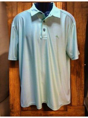 Tommy Bahama Mens IslandZone Green Polo Shirt XL